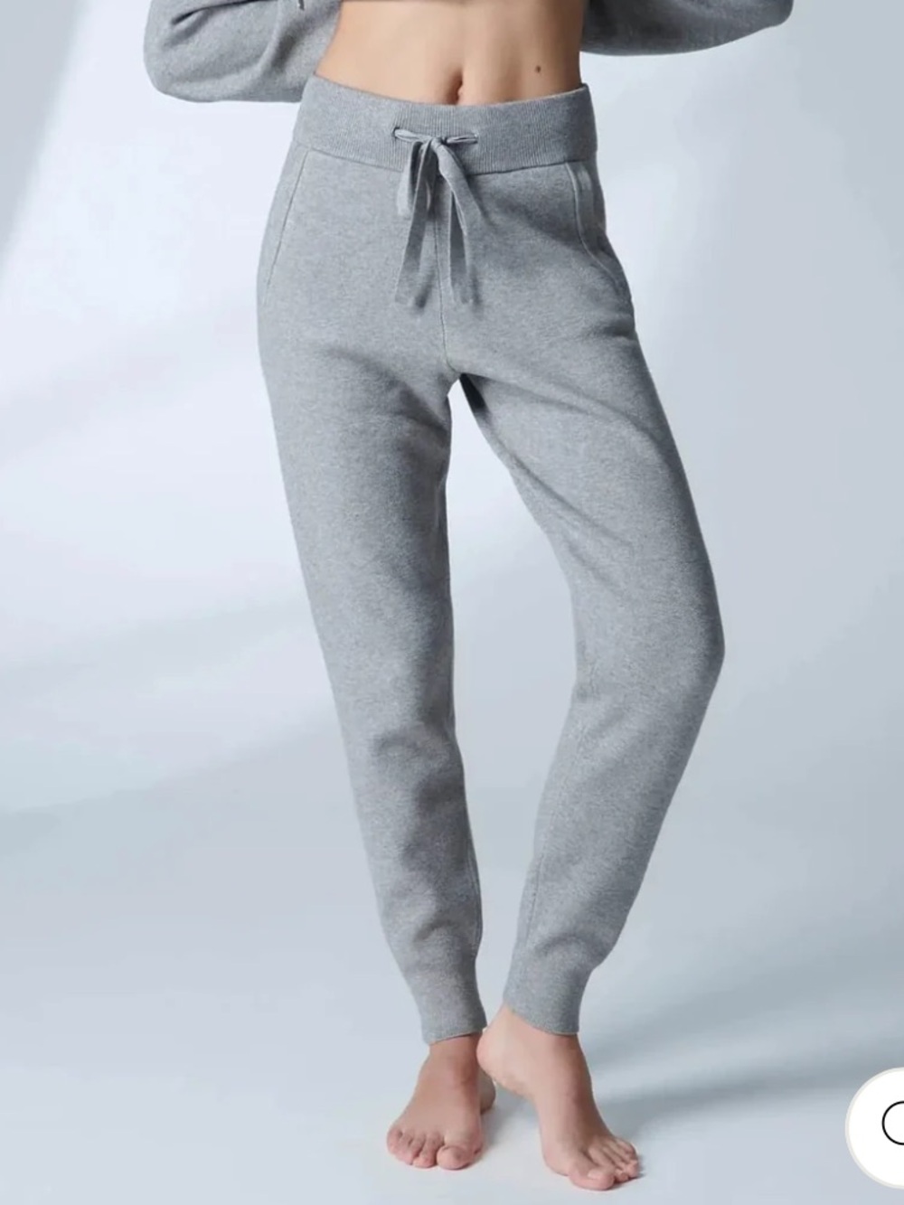 SIMONE PÉRÈLE Lingerie Parasse Pants Grey Knit Joggers Small